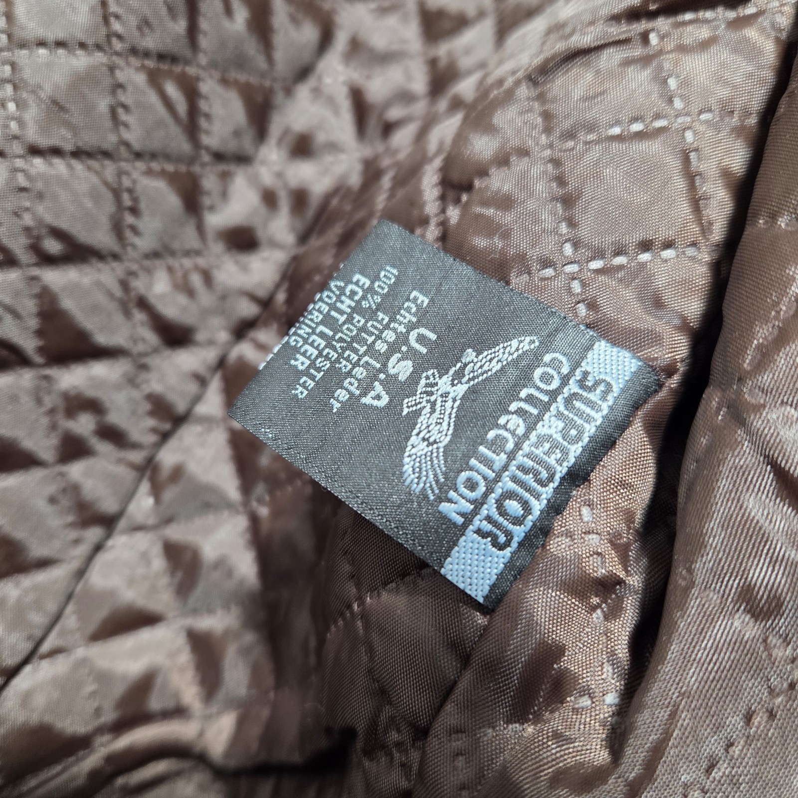 Superior New York Leather Jacket Brown XL, Y2k Made USA , Soft Supple Leather