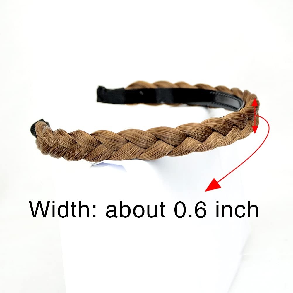 DIGUAN Width 0.6 inches Narrow Synthetic 1 Count (Pack of 1), Dirty Blonde