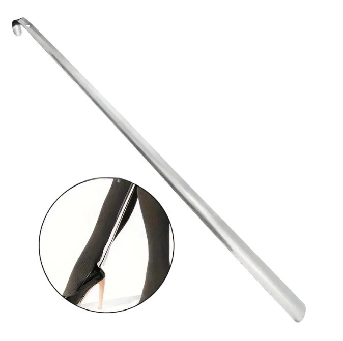 20.5″ Extra Long Metal Handle Shoe Horn Stainless Steel Handled Shoehorn Horns