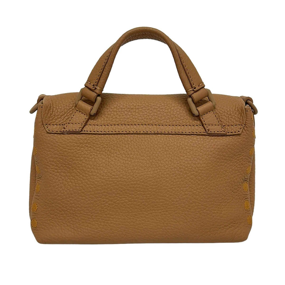 ZANELLATO Postina Baby Brown Leather Handbag