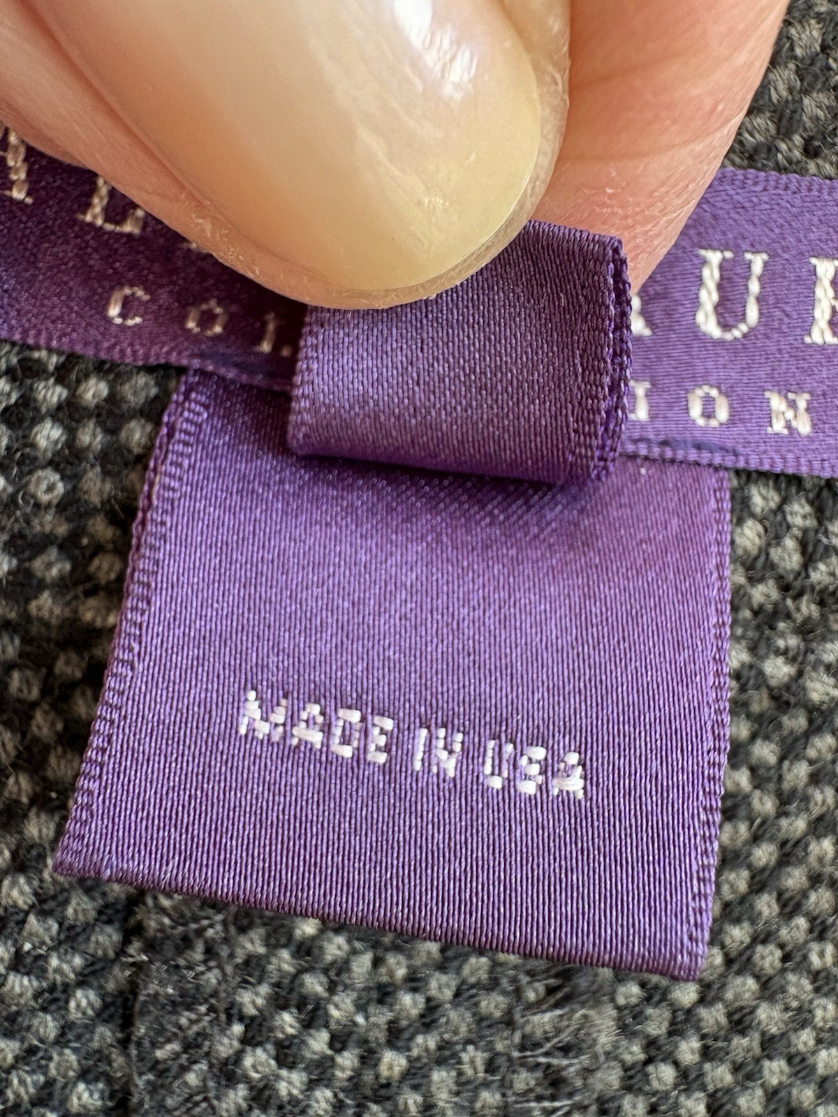 Ralph Lauren Purple Label 100% Fleece Wool Wide Leg Pants Women’s Size 6
