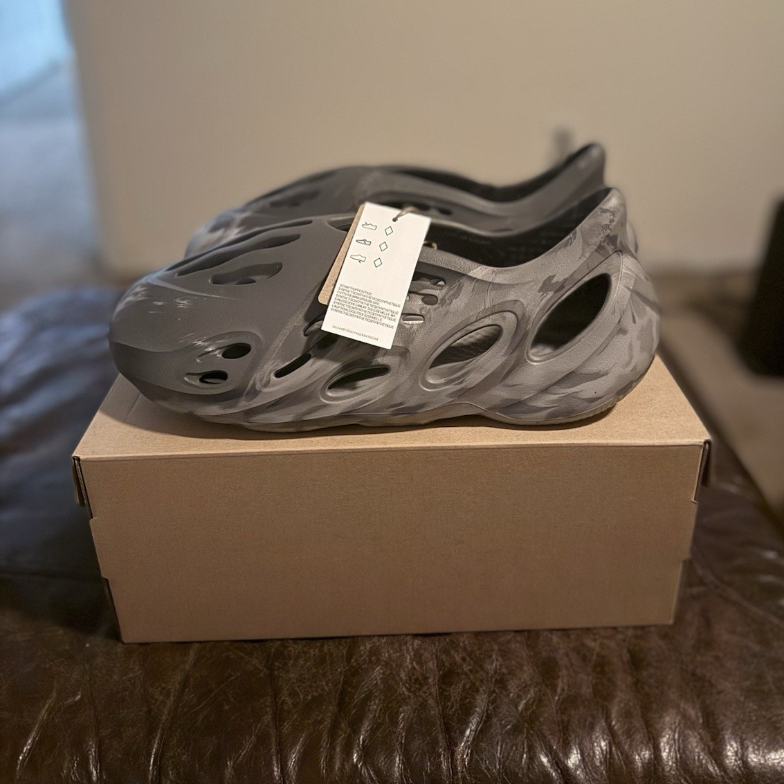 adidas Yeezy Foam Runner RNR MX Granite Men’s Size 12 IE4931