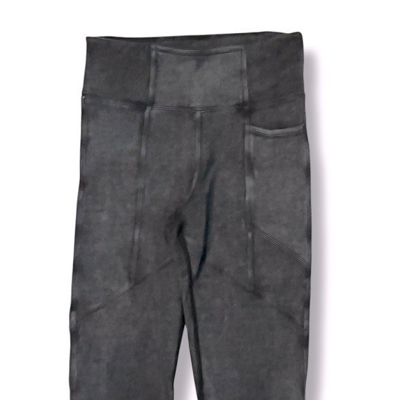 Free People Movement High Rise Get On It Leggings Side Pocket Moto Zip Cuffs XS