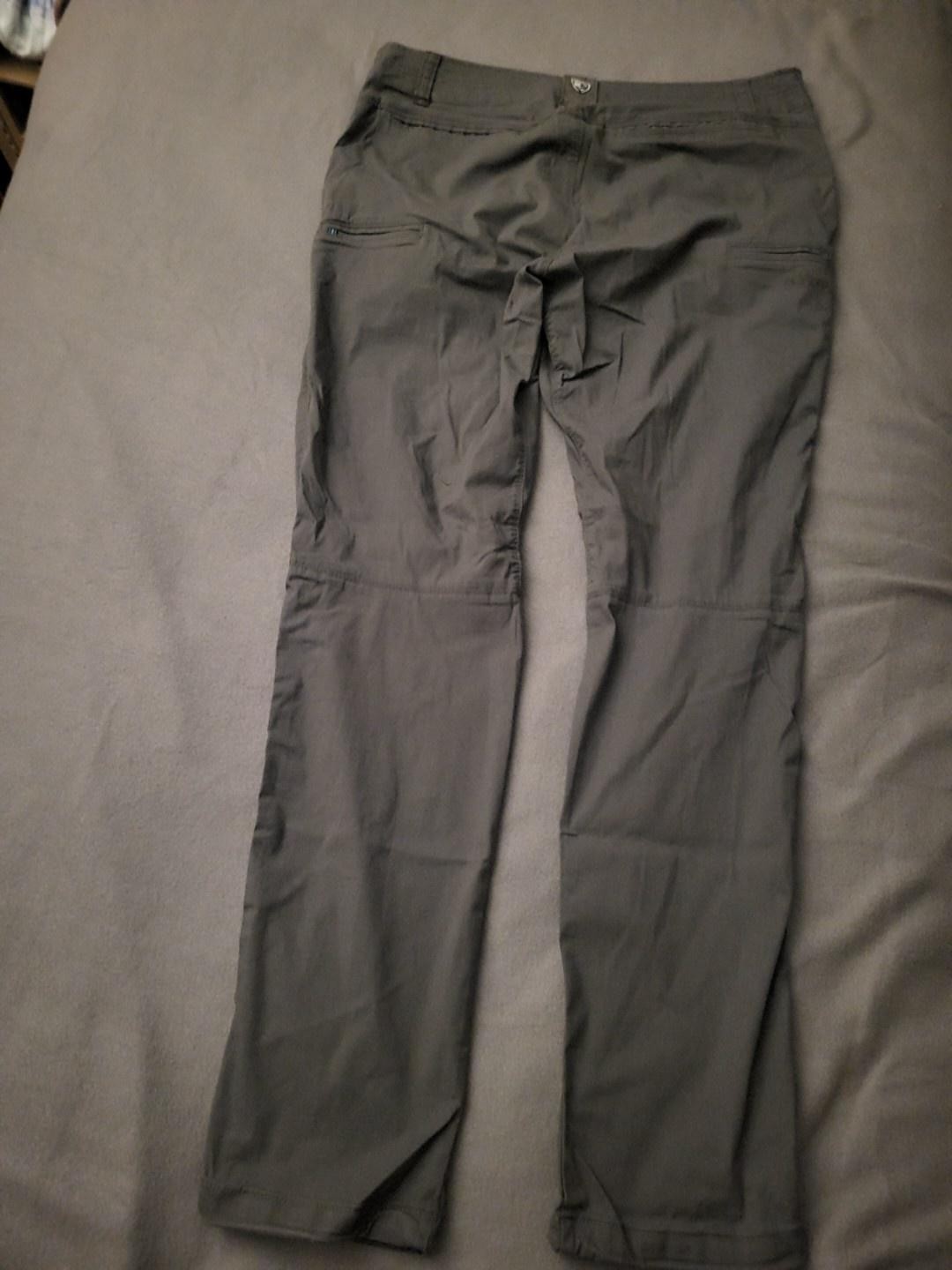 Kuhl Pants Mens 34×34 Gray Resistor Lite Chino Stretch Travel Outdoor Casual