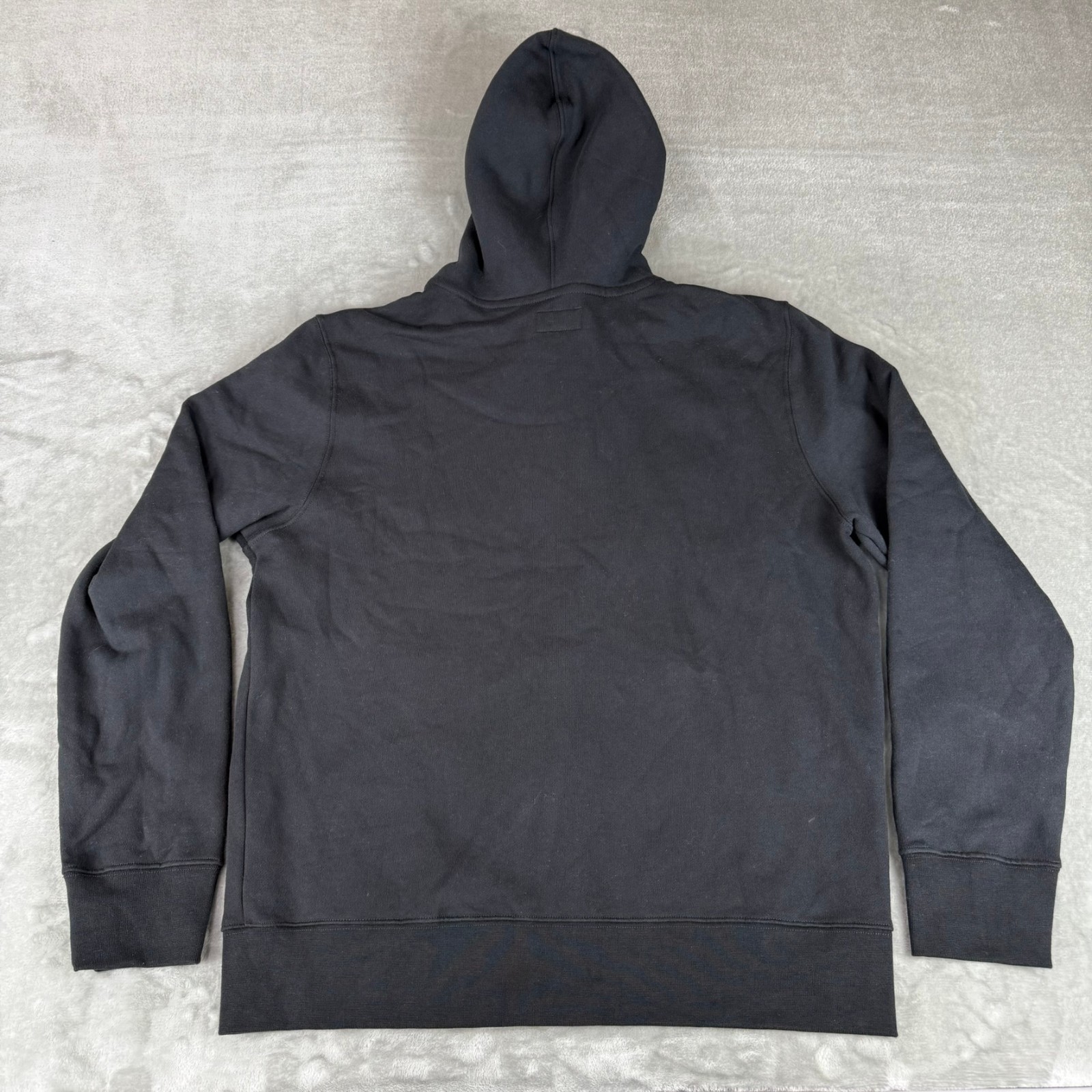 American Giant Midweight Full Zip Hoodie Mens Large Black Fleece $135 USA NWOT