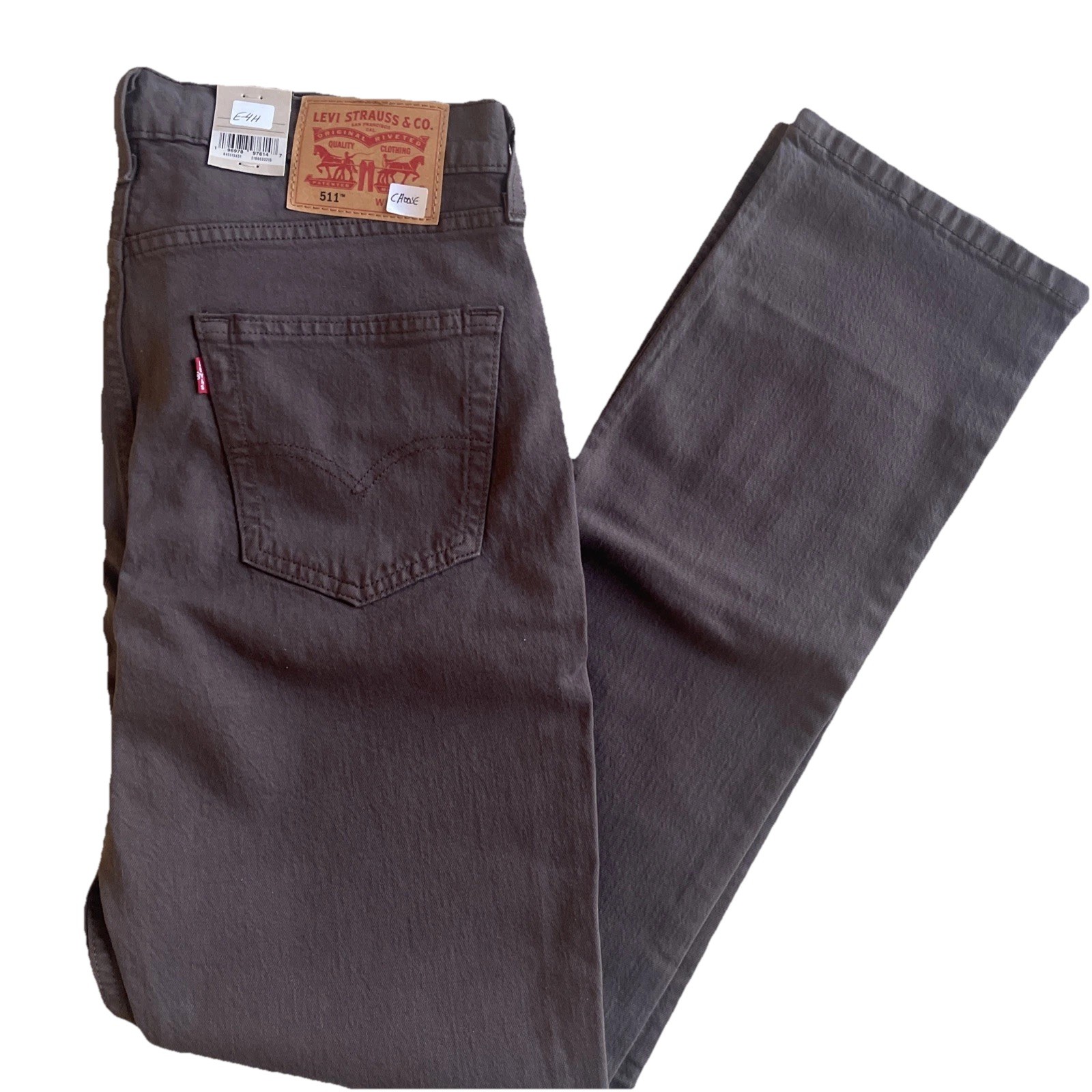 LEVI’S 511 SLIM FIT-STRETCH BROWN, VARIOUS SIZES CHOOSE