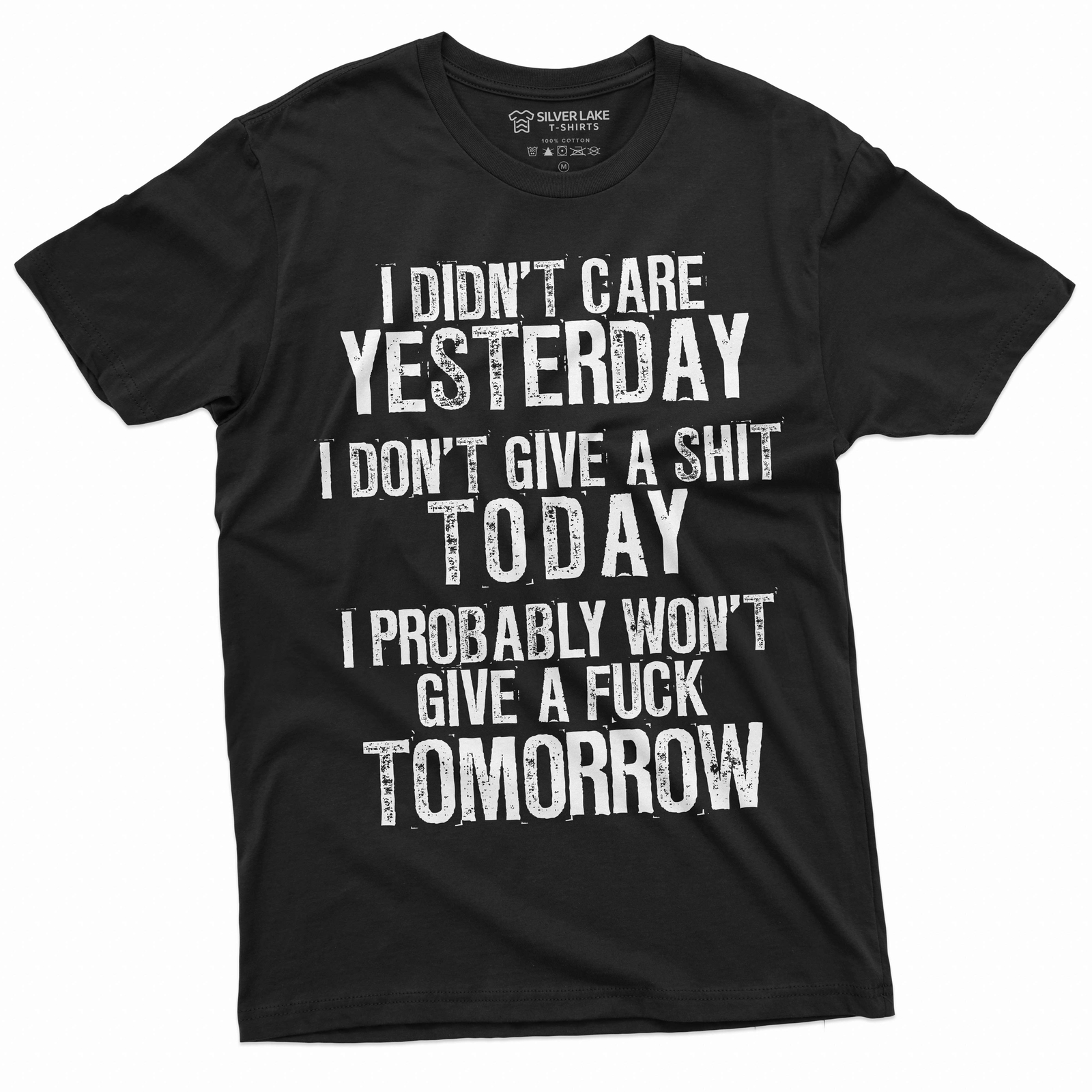 Men’s Funny Sarcastic Shirt With Saying Rude Offensive Tee Birthday Gift Shirt