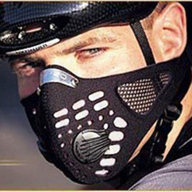 Anti Pollution Face Mask with Activated Carbon Filter Military Grade Protection