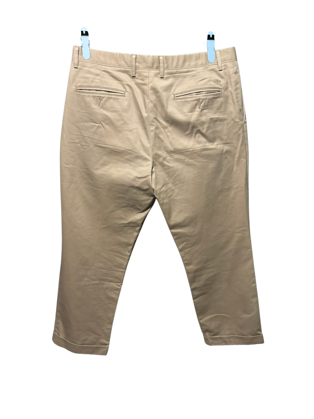 Dockers Mens Khaki Pants – Sz 36×30 – Relaxed Fit – Pleated – Cuffed – Beige/Tan