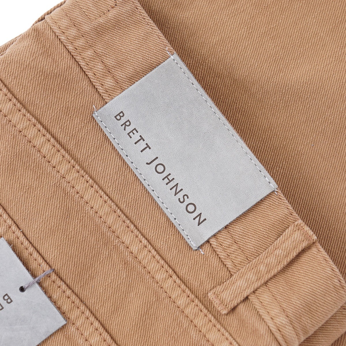 Brett Johnson Trim Straight Fit Light Brown-Tan Denim Jeans 32×34 NWT