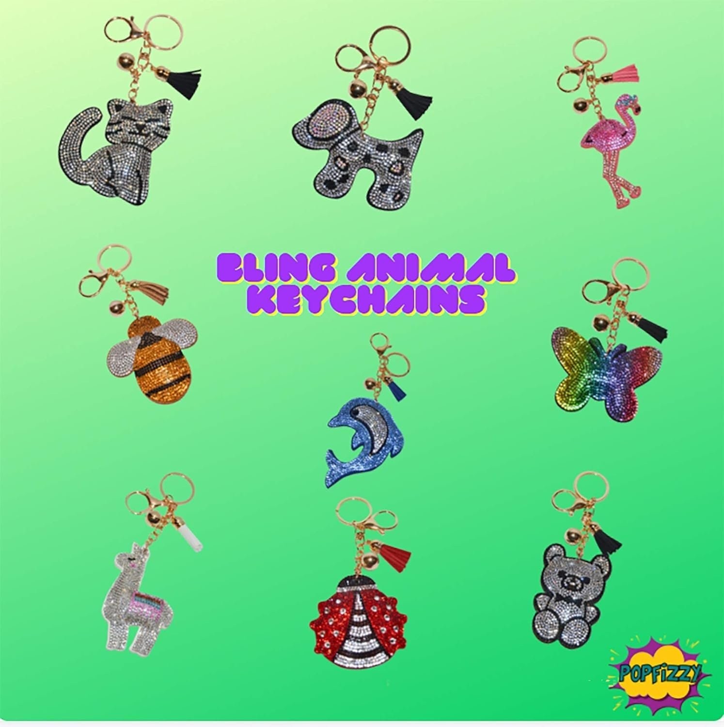 Bling Sloth Keychain Accessories for Women, Purse Charms for Handbags, Car…
