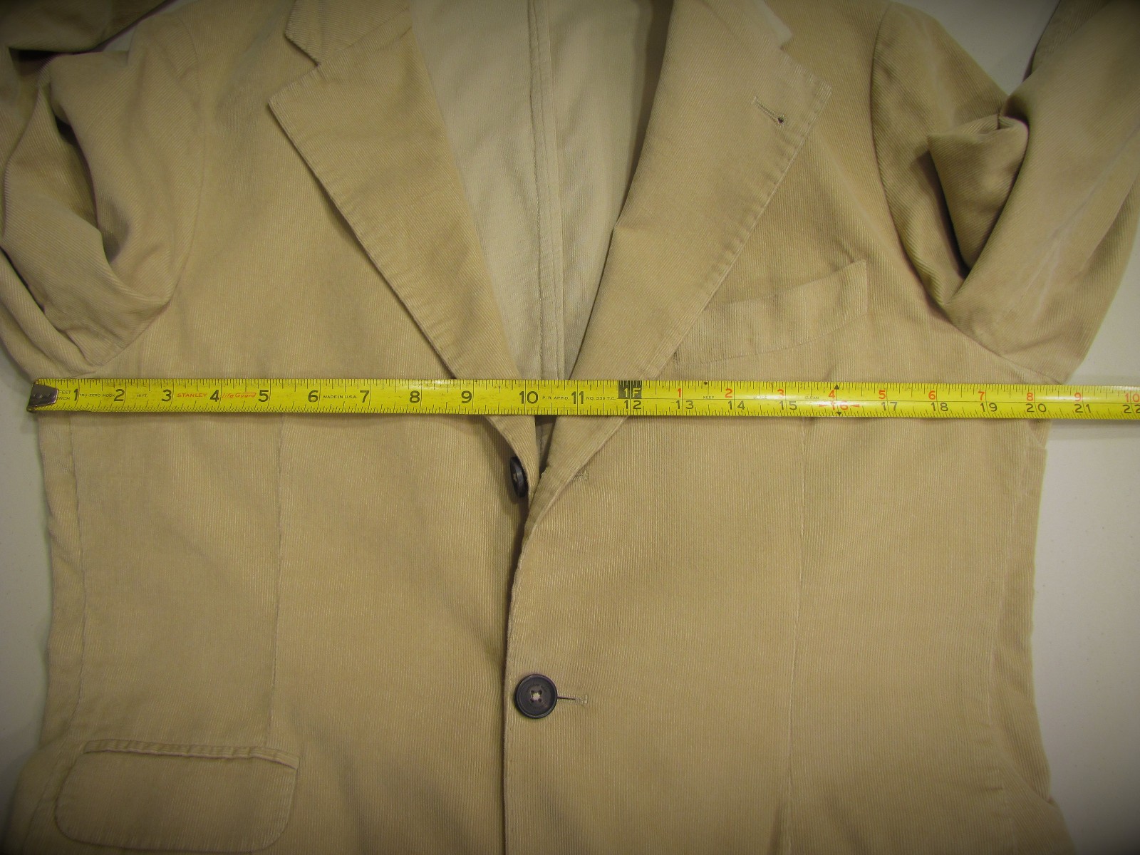 Massimo Alba corduroy sloop jacket 100% cotton desert tan men’s ALTERED 40 / 38