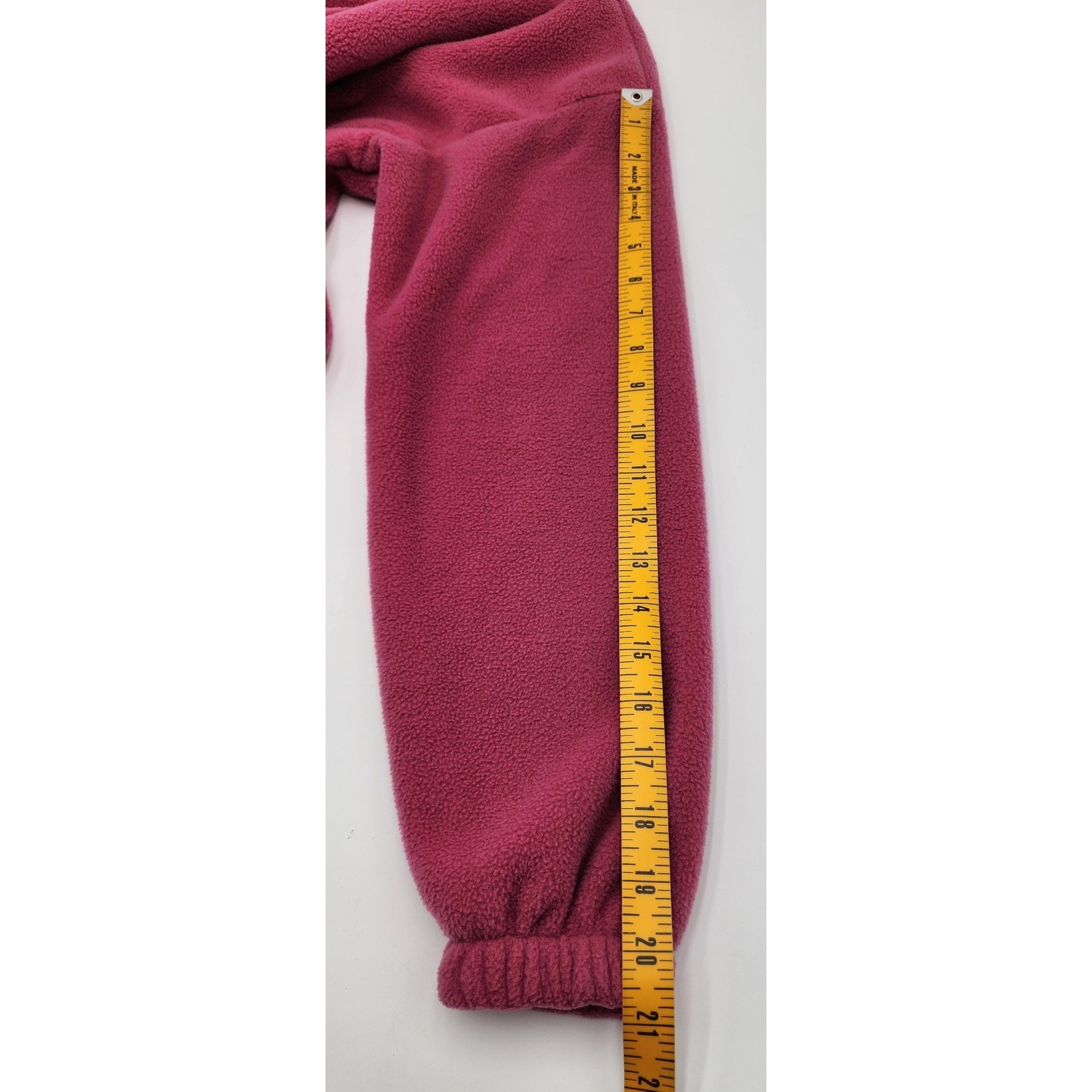 Vintage Woolrich Fleece Jacket Small Pink Made in USA Full Snap Front 90s Retro