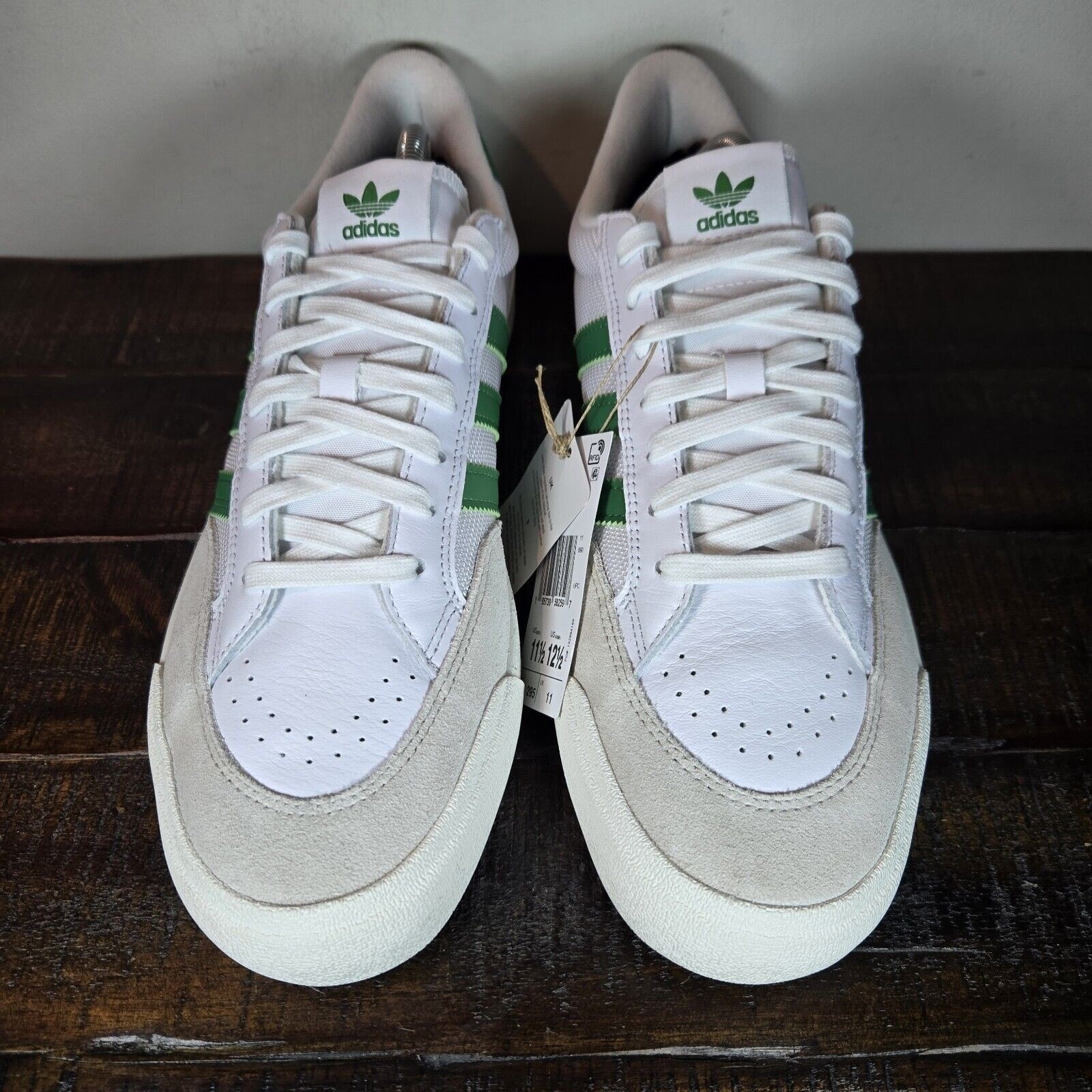 Adidas Nora Mens Size 11.5 Casual Sneakers Shoes Cloud White/Green GY6965