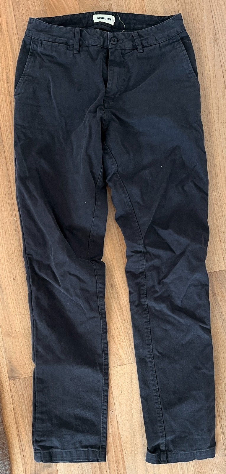 Taylor & Stitch The Slim Foundation Pant in Organic Faded Black W29 x L32