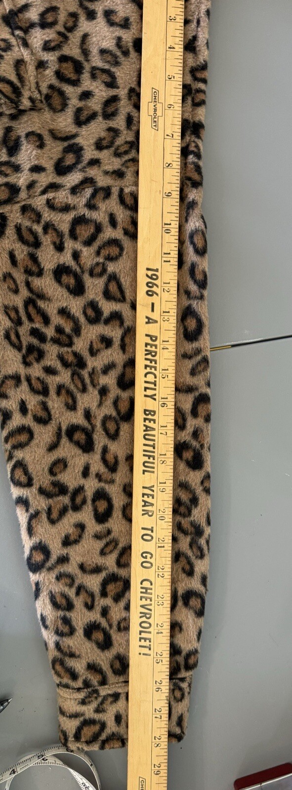 Women’s XL Classic Leopard Print Shacket Button Up w/ Front Pockets Shirt Jodfli