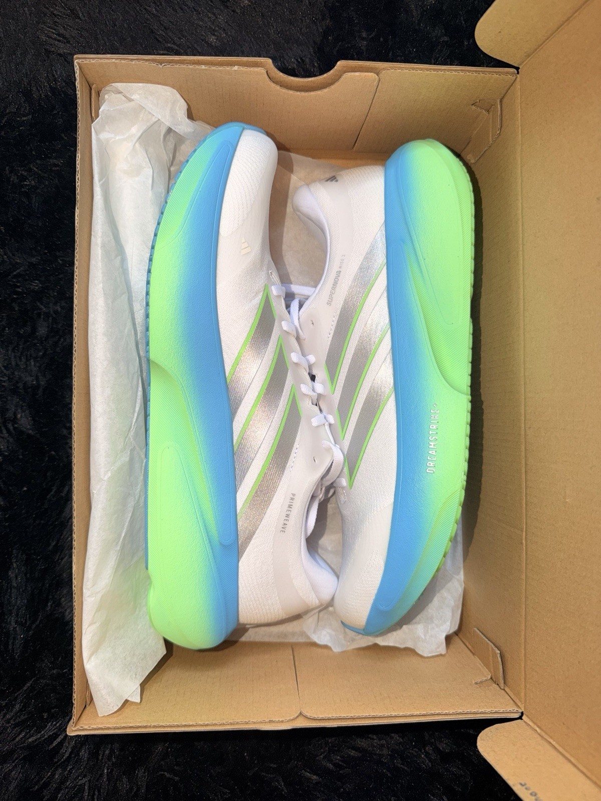 Adidas Supernova Rise 3 M Men’s Running Shoes White Blue Green Silver