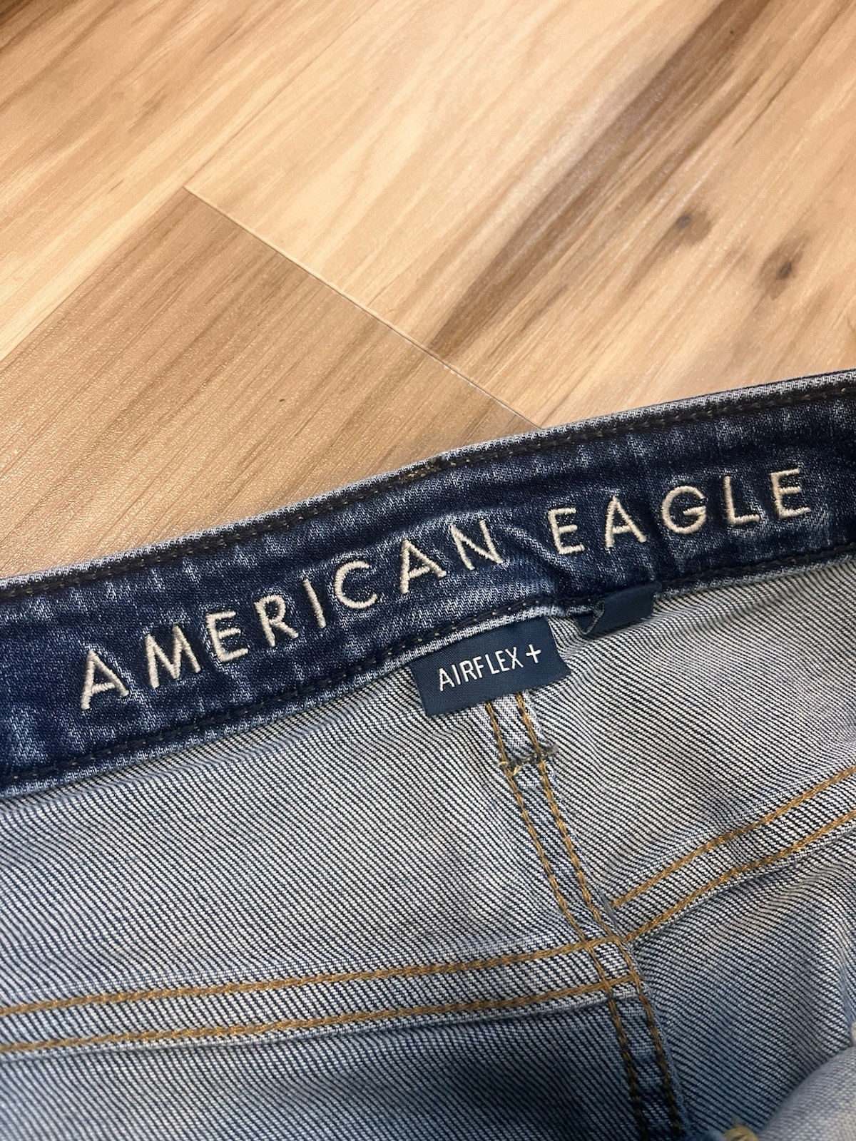 American Eagle AE AirFlex+ Athletic Fit Jeans Mens 36×32 Denim Dark Wash