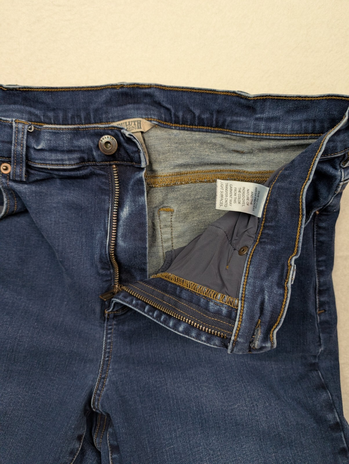 Duluth Trading Jeans Women’s 12 reg High Rise Stretch Denim skinny 30×28 dark