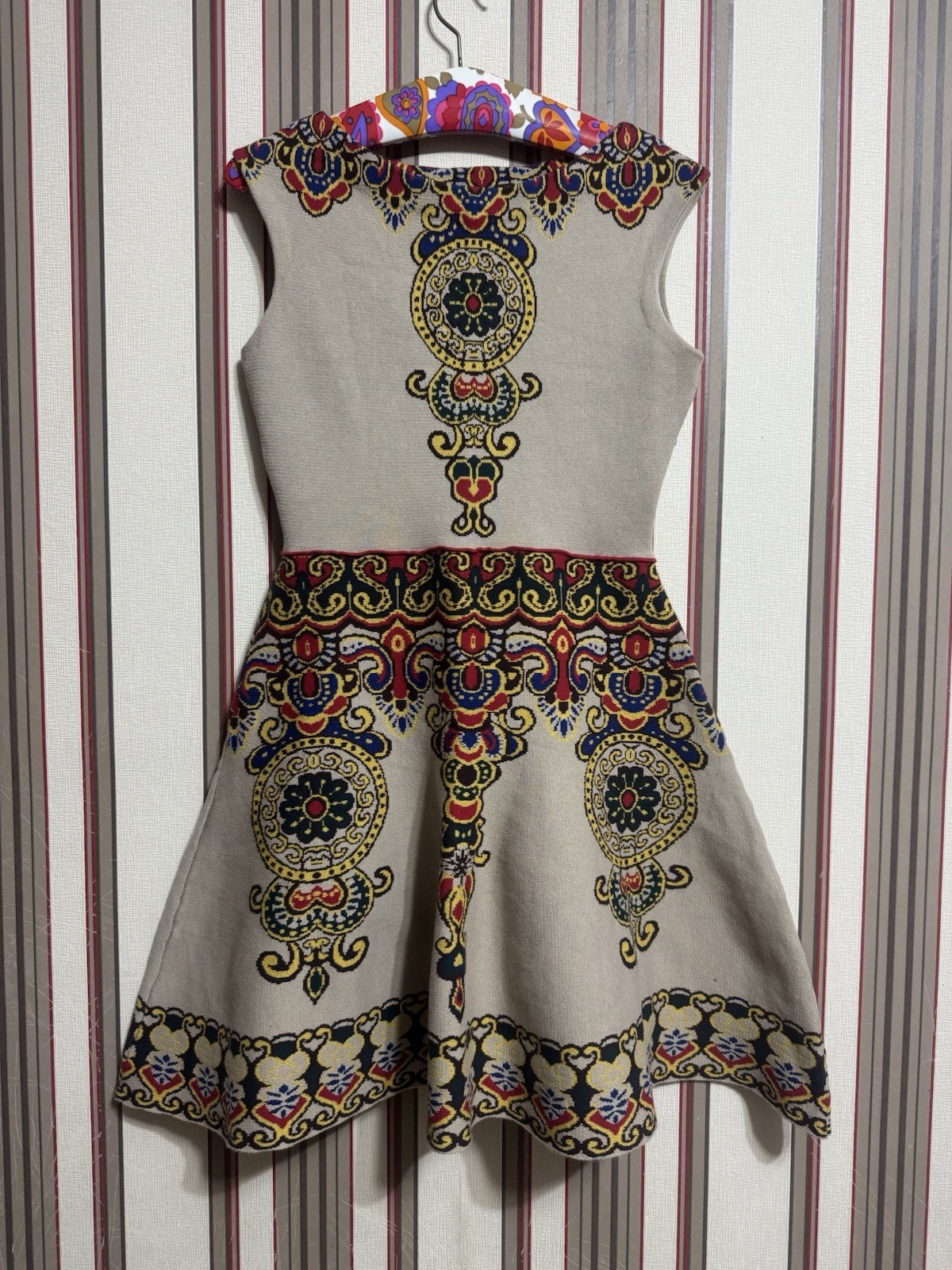 Valentino Runway Intarsia Knit Dress Sz XS/S