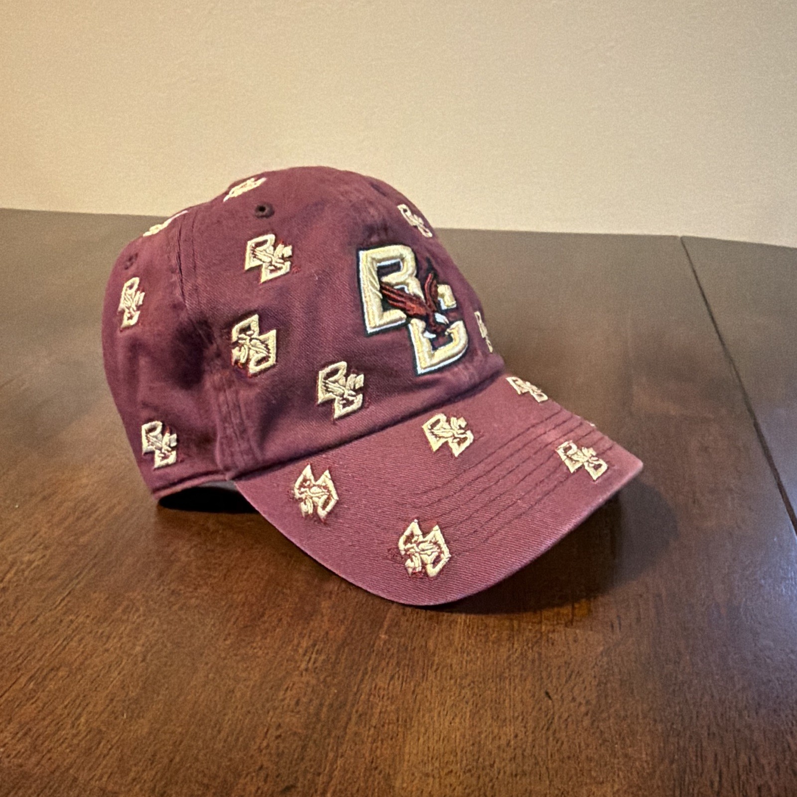 ’47 Boston College Eagles Maroon All-Over Logo Baseball Cap One Size