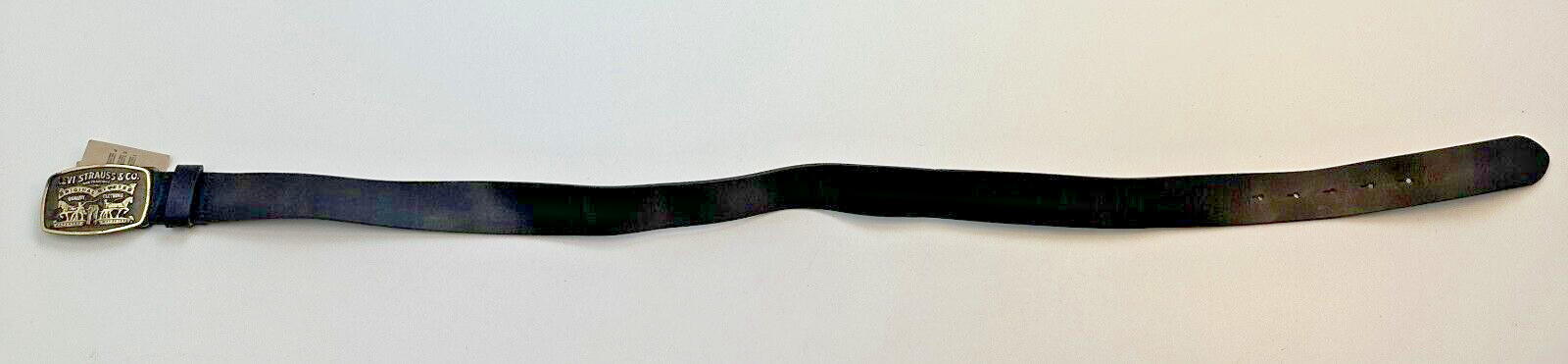 Levi’s Made in Italy Belt Men’s Sizes W32- 36 100% Leather Dark Brown New