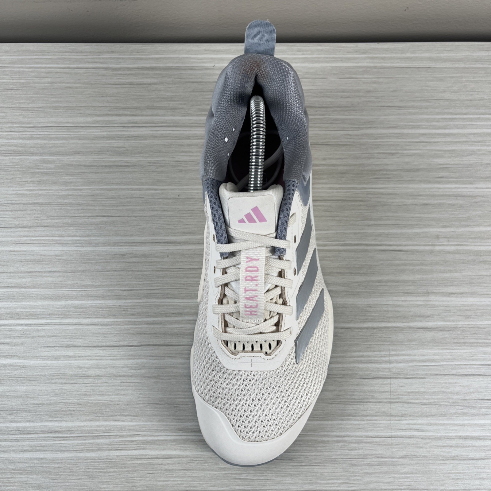 Adidas Dropset 3 Training Shoes Women Size 10 Gray Ivory Pink Adiwear 6 Heat.RDY