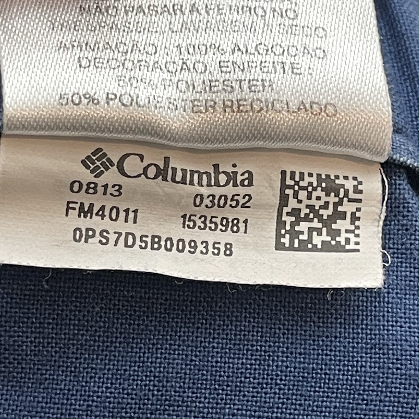 Columbia PFG Half Moon II Cargo Shorts Mens Blue Utility Fishing Hiking Large