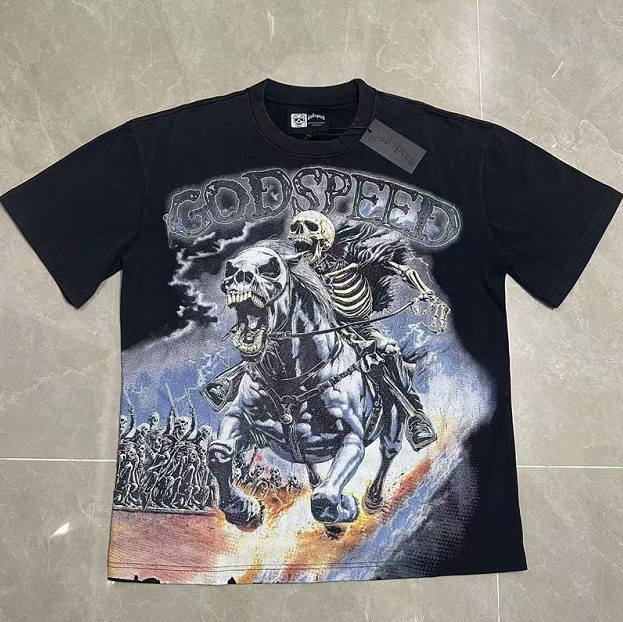 NEW Mens Godspeed Short Sleeve Street Rock Style Pure Cotton T-shirt 16 styles