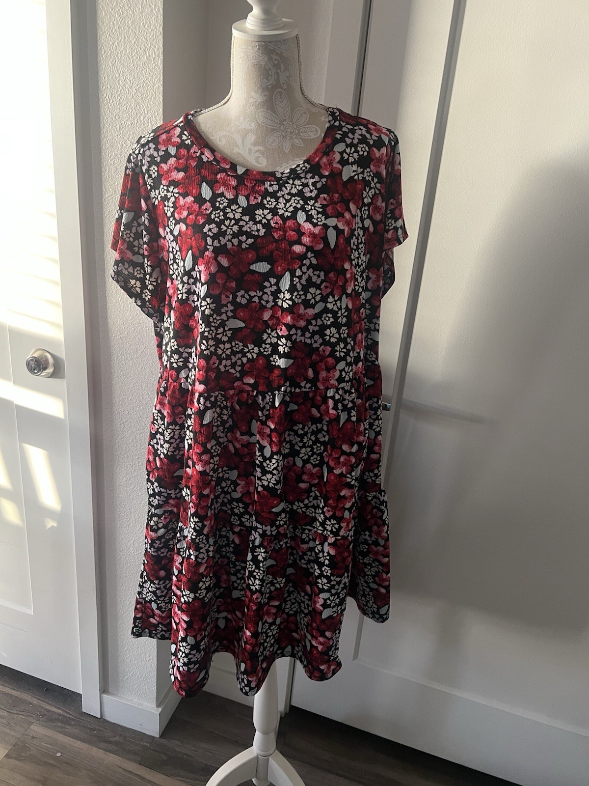 Lularoe XL Floral Print Aerial Dress