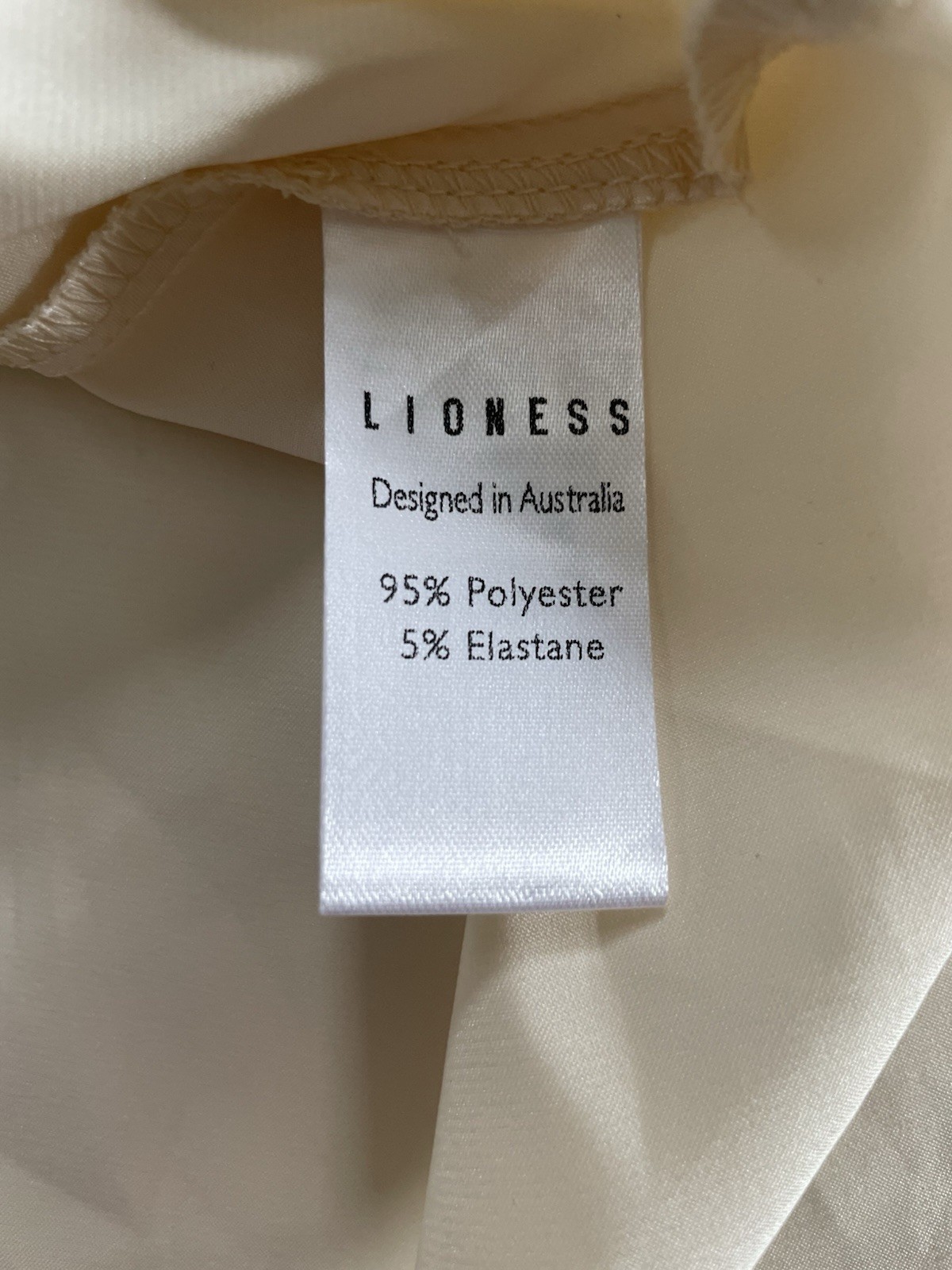 Lioness Bel Air Ivory Lemon Mini Dress Lace Size Small