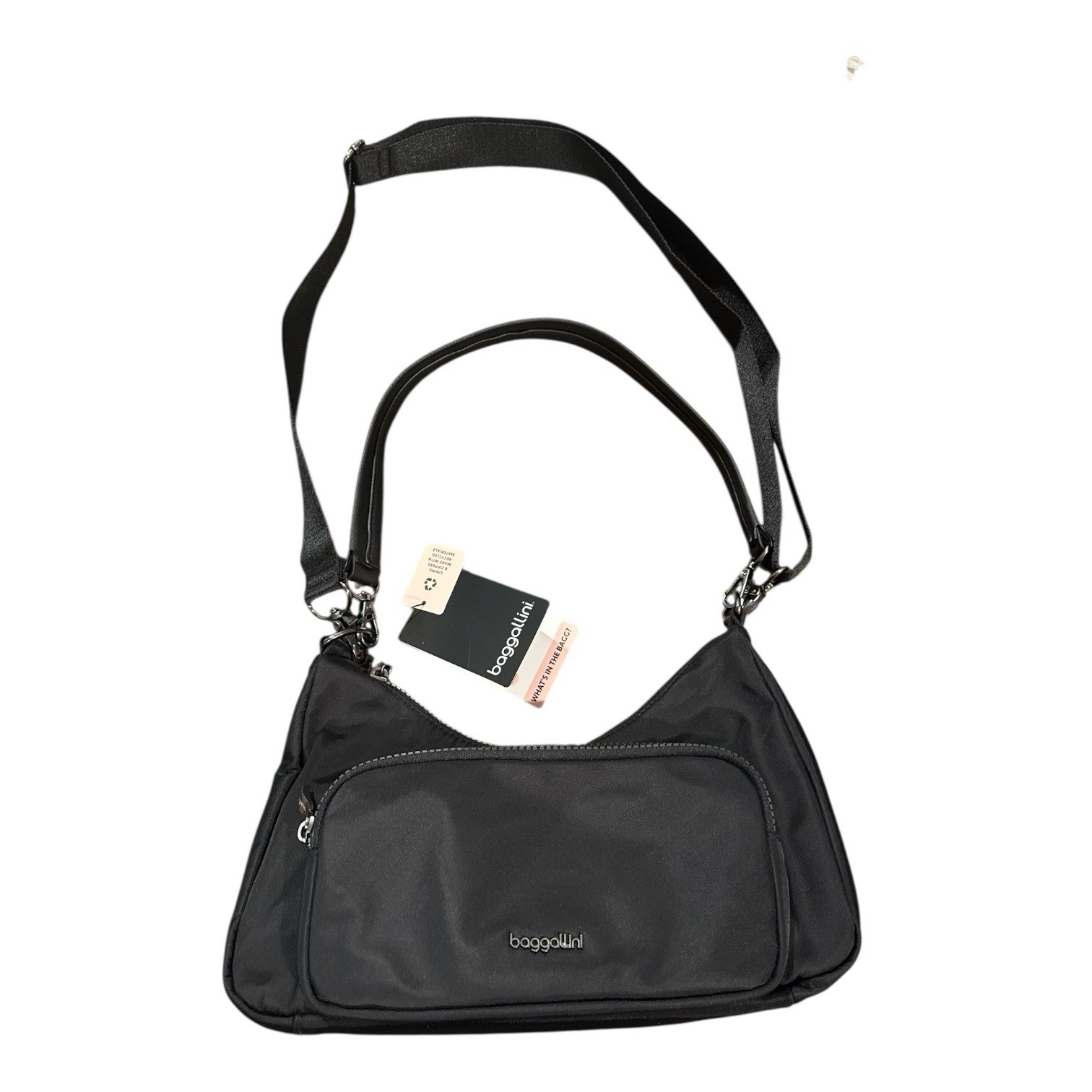 Baggallini Savannah Crossbody Handbag 12x8x4.5 RFID Card Holder Two Straps New