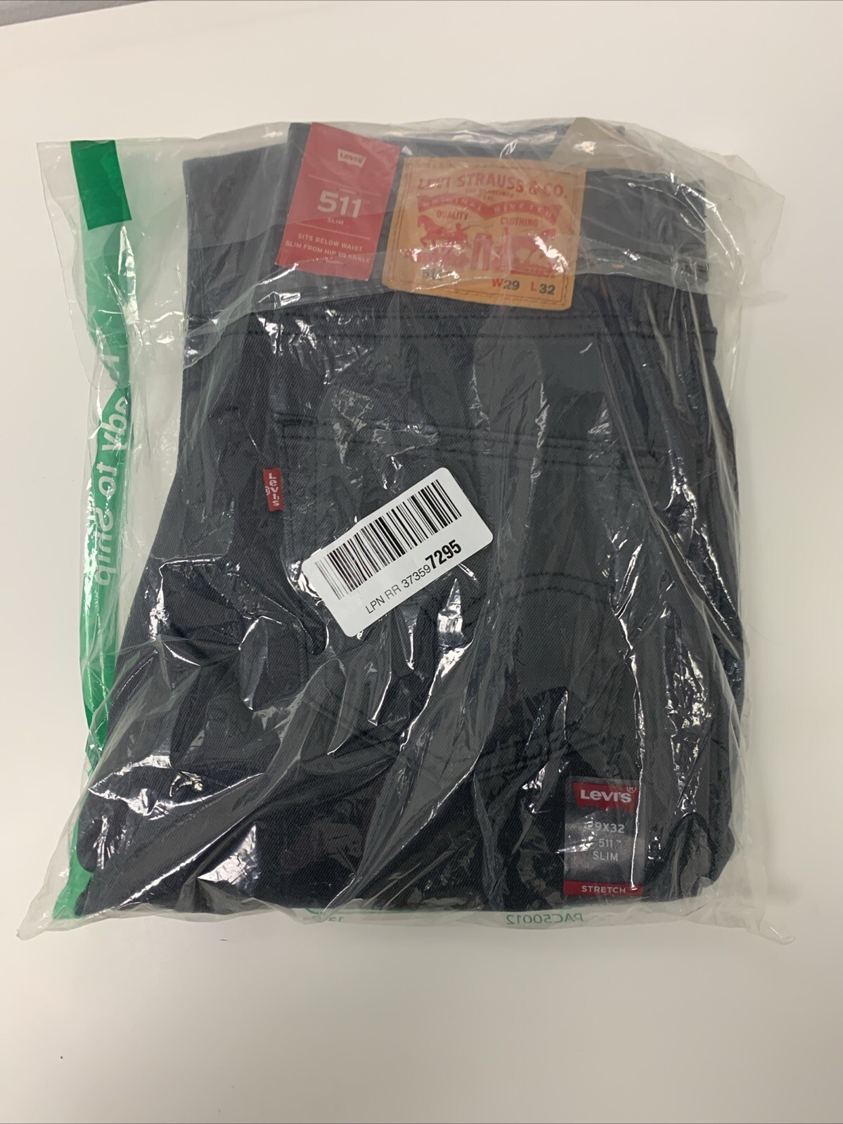 Levi’s Men’s 511 Slim Fit Jeans Grey Black 29W x 32L 045112272