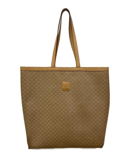 CELINE CELINE/Celine/Macadam pattern vintage tote bag beige