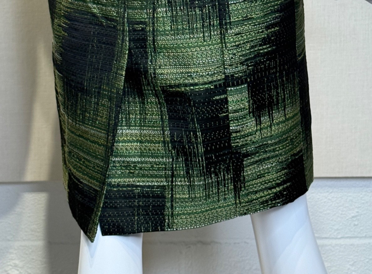 Pre-Fall 2009 CAROLINA HERRERA Jeweled Knee-Length Shift Dress Size 8, VTG 2000s