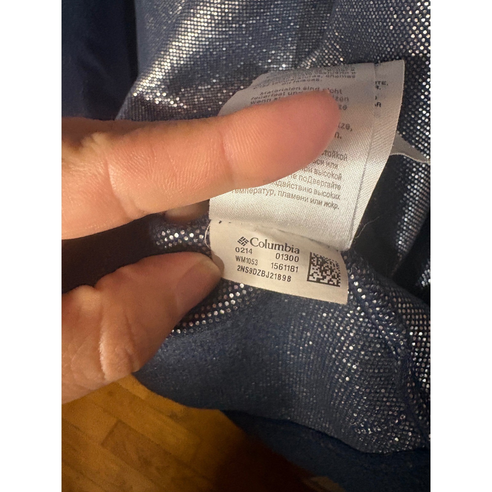 Columbia Omni-Tech 2 in 1 Omni-Heat Blue Waterproof Rain Jacket Mens XXL WM1053
