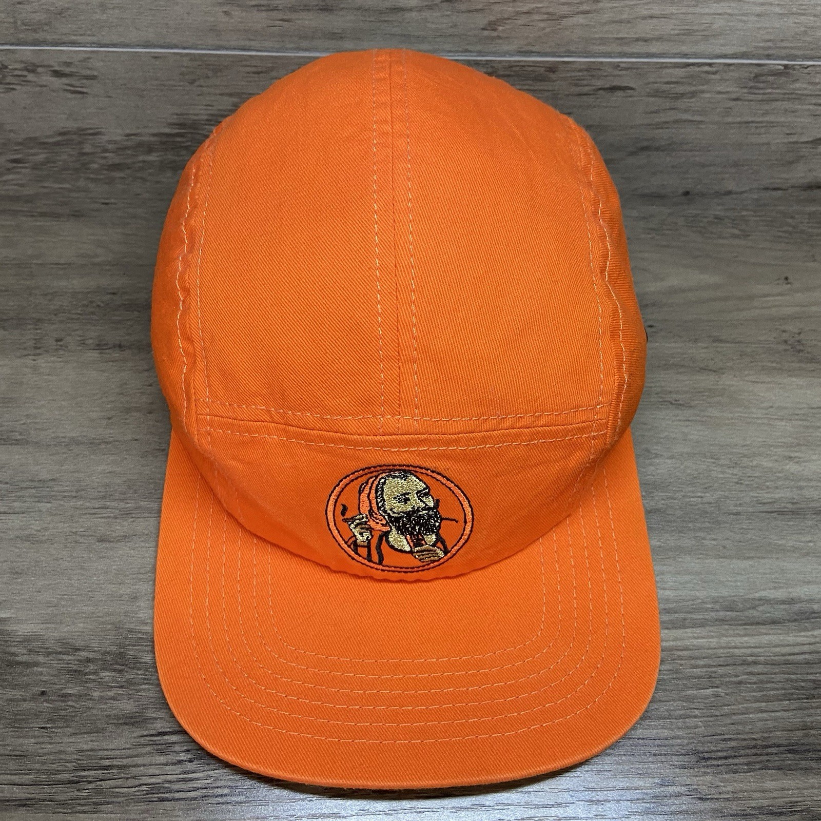 Zig Zag Rolling Papers No. 225 Hat Hunter Blaze Orange Adjustable 5 Panel RARE