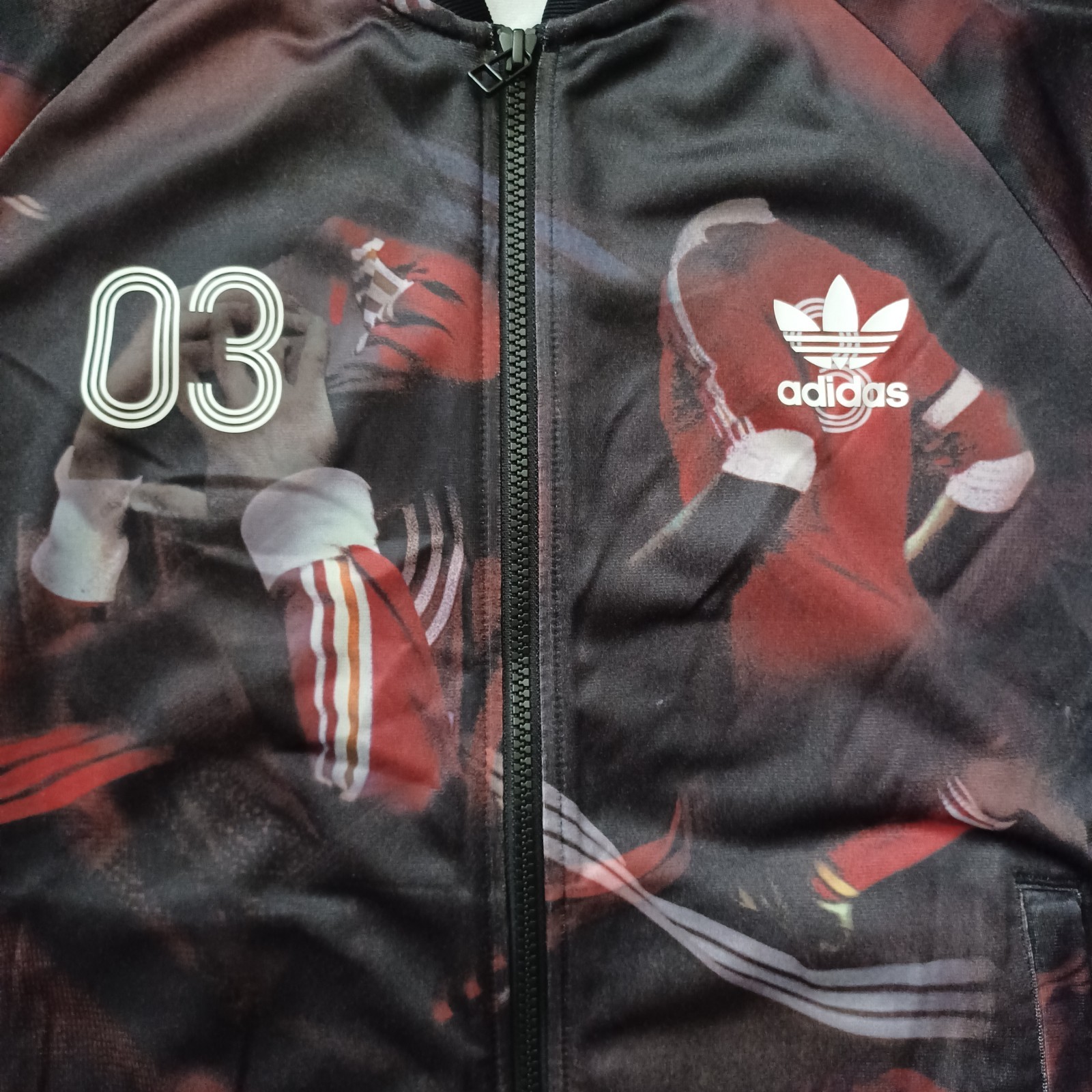 Adidas Originals Track Jacket Mens M Trefoil Firebird Beckenbauer #3 Der Kaiser