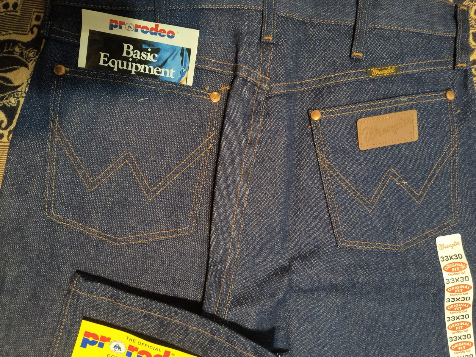 ​Wrangler 13MWZ Cowboy Cut Jeans 33×30 Original Fit Heavyweight Denim NWT ProRod