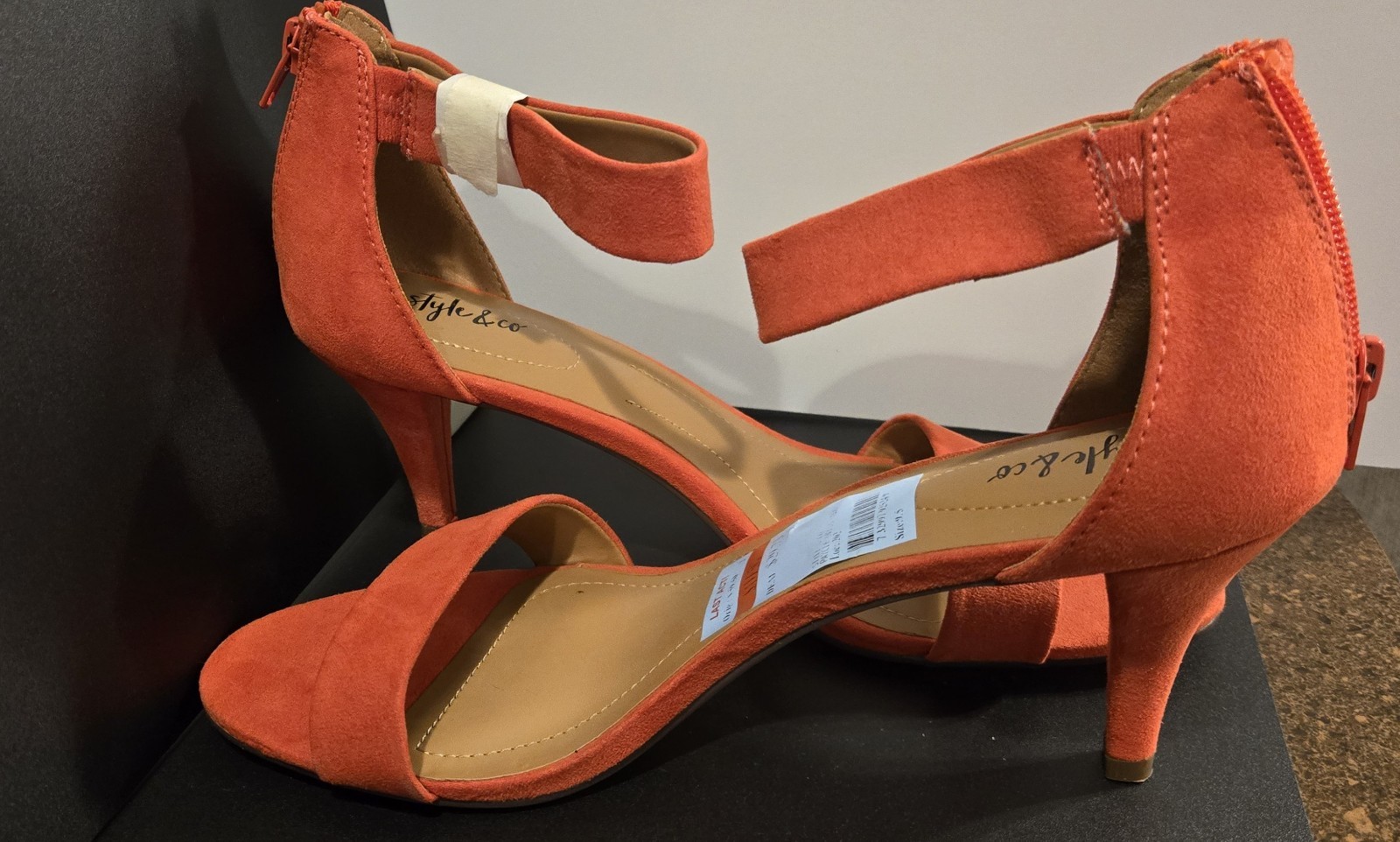 Style Co Orange Heels