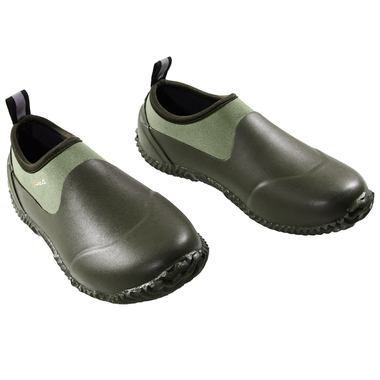 HISEA Unisex Garden Shoes Waterproof Anti-Slip Ankle Rubber Rain Boot Farm Yard
