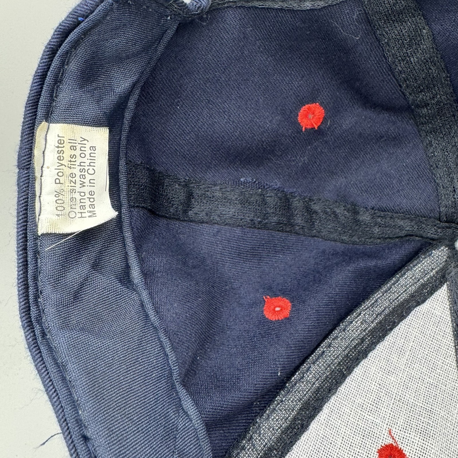 Australia Kangaroo Embroidered Baseball Cap Hat Navy Red Snapback One Size
