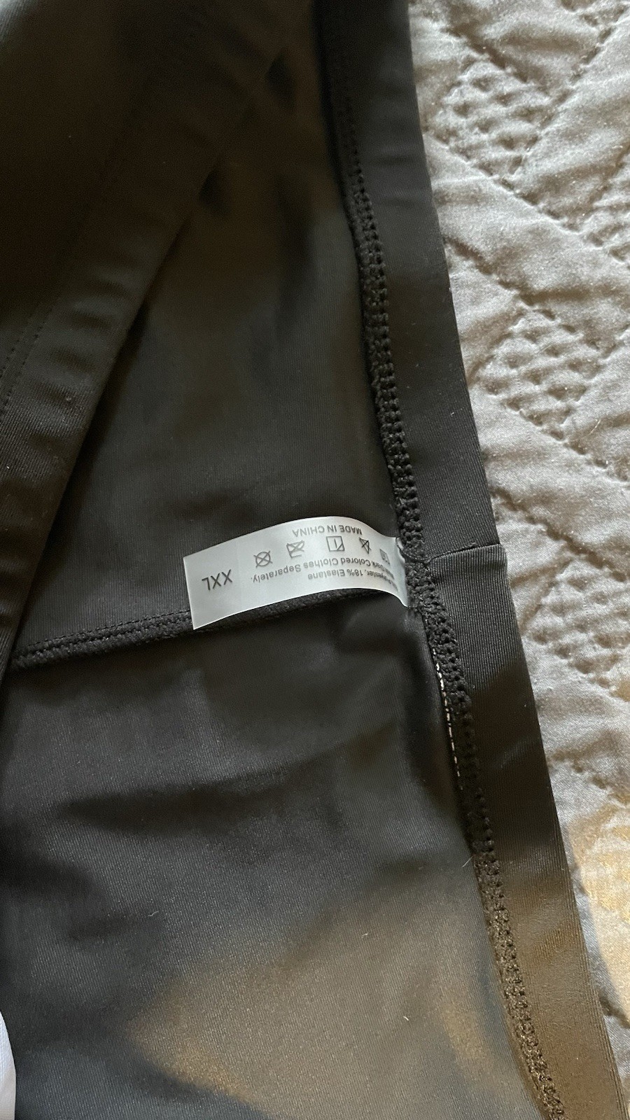 Women’s Swim Shorts Size XXL Nylon Black