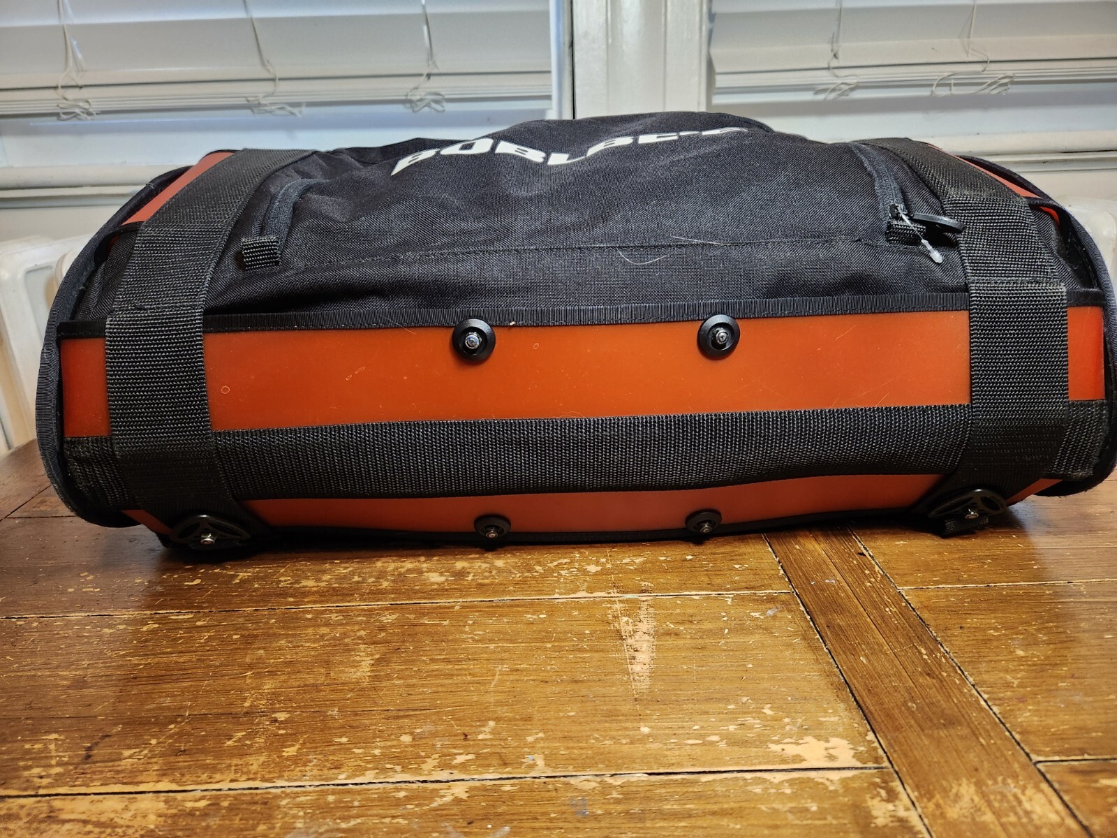 Boblbee Backpack Black Orange Hardcase Travel Duffle Bag Vintage Back Protector