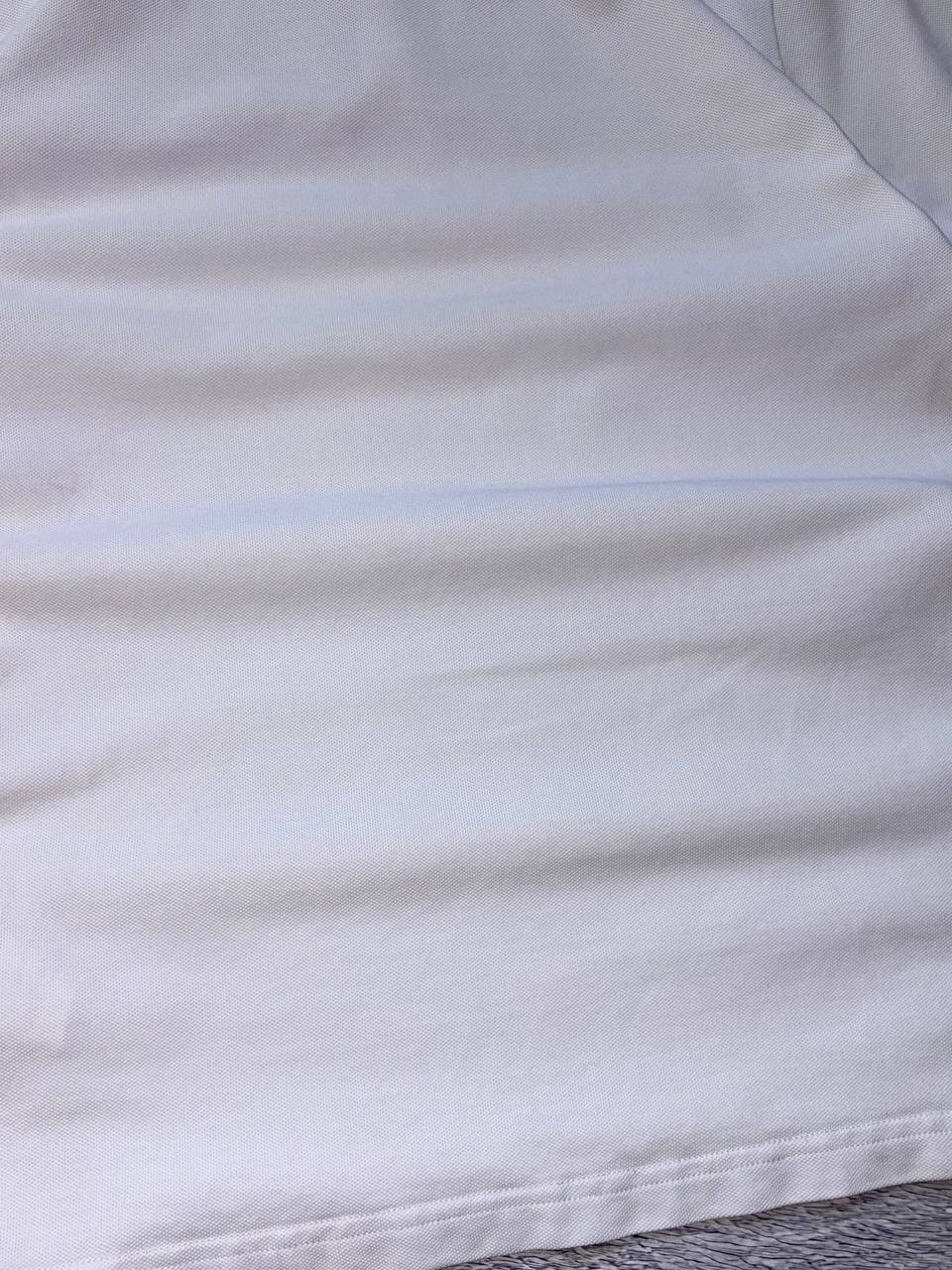 Authentic Moncler Polo Shirt White Red Blue Size S Logo