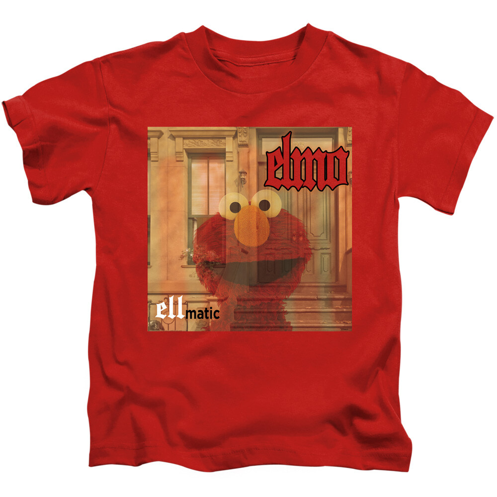 SESAME STREET ELLMATIC ELMO Toddler Kids Graphic Tee Shirt 2T 3T 4T 4 5-6 7