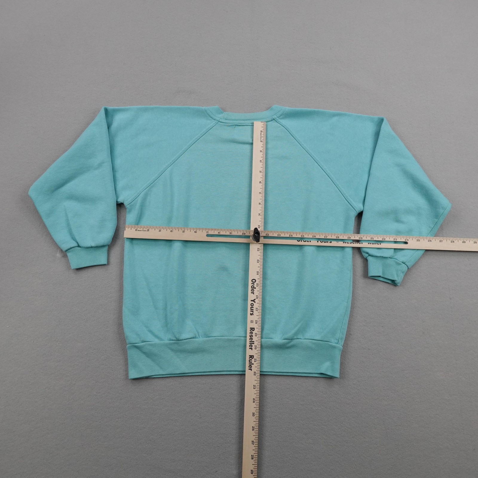 Vintage Zurich Switzerland Sweatshirt Mens Medium Blue Crewneck Pullover 80s USA