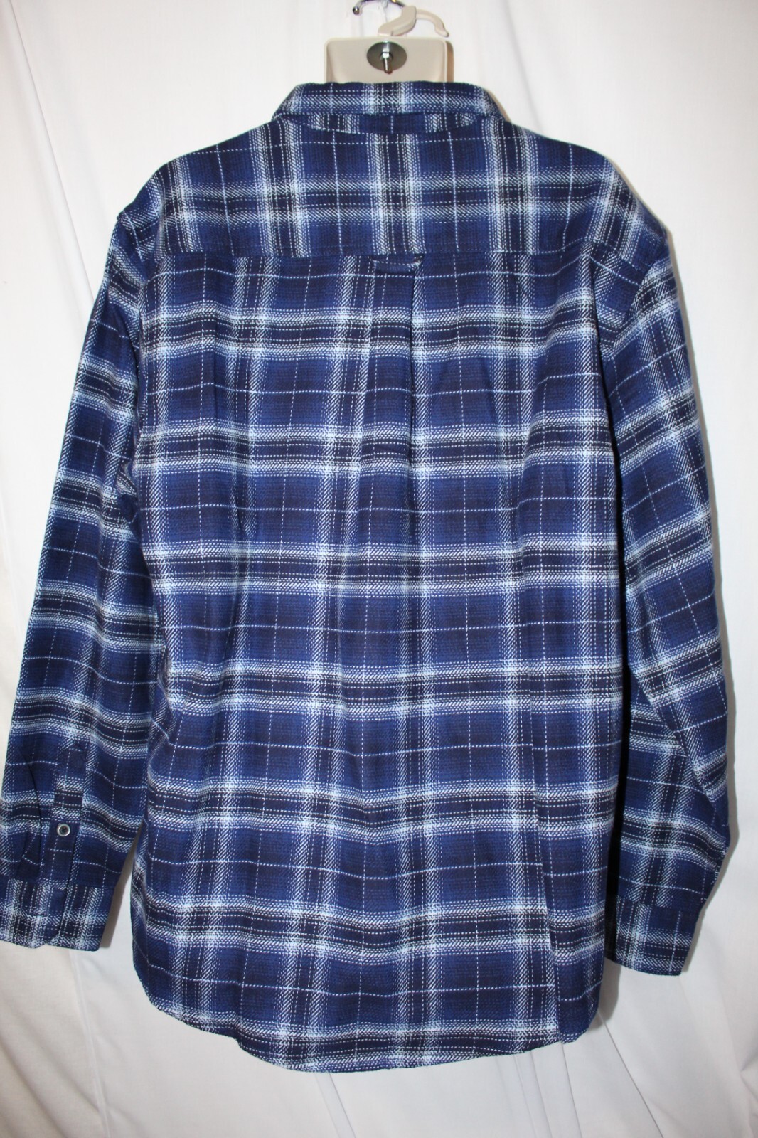 mens woolrich brawny flannel shirt jacket XL nwt $95 blue plaid