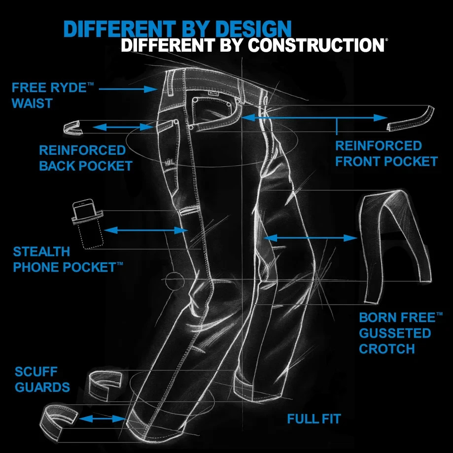 Kuhl rydr mens pants-Full-Forged Iron