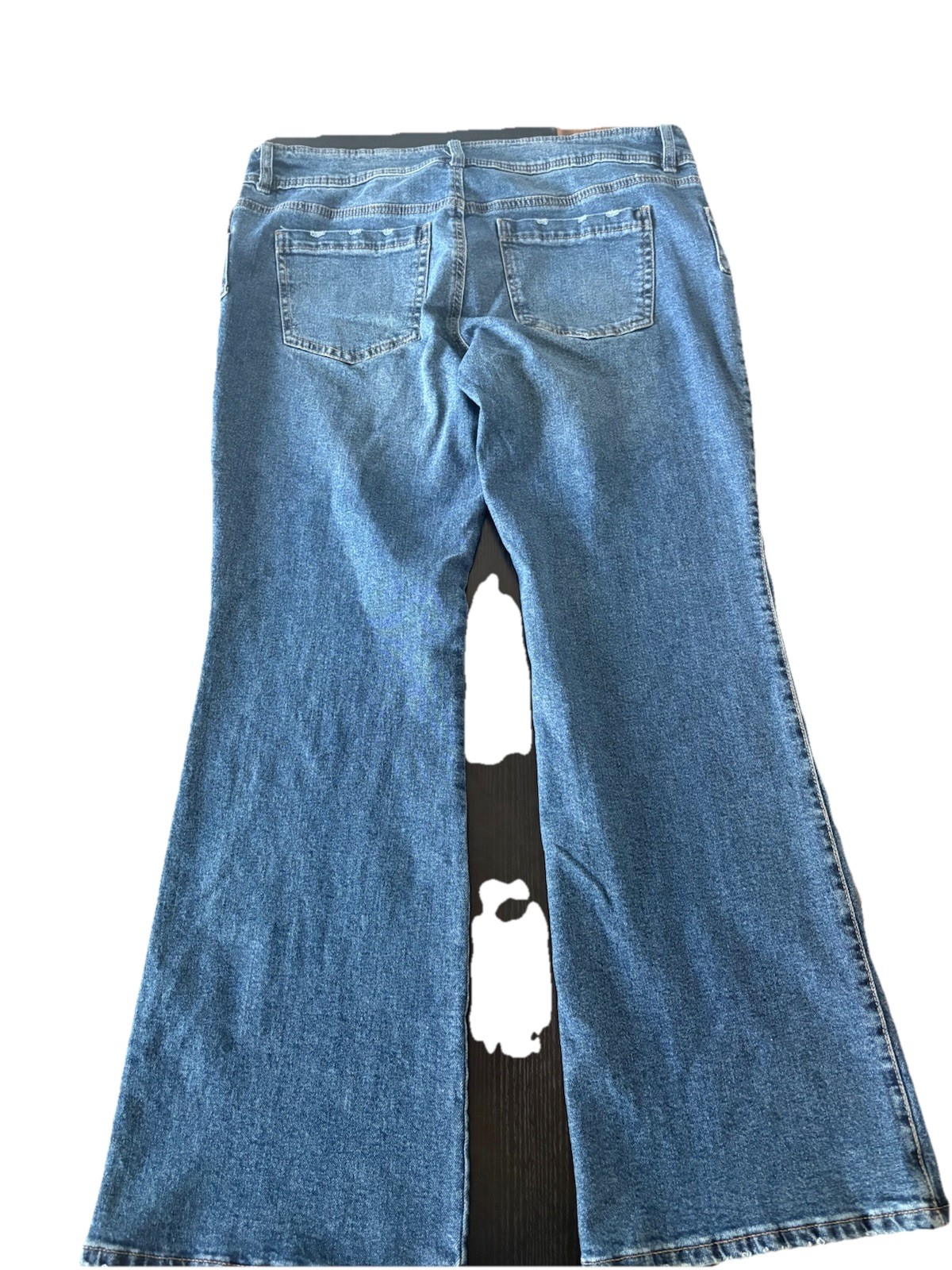 No Boundaries Juniors Bootcut Jeans Blue Medium Wash Stretch 5-Pocket Size 11